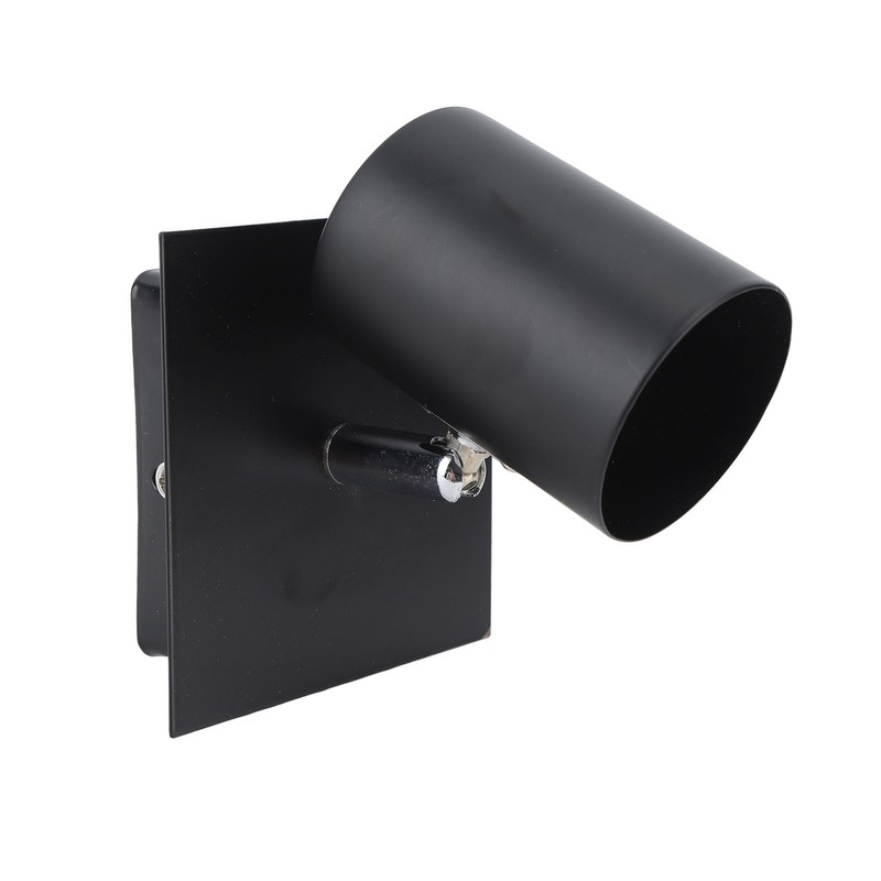 Black GU10 Bulb Holder Modern Lamp Base Metal Light Socket