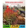 ChunHee Solar Sound & Light Alarm Outdoor Motion Sensor 129db