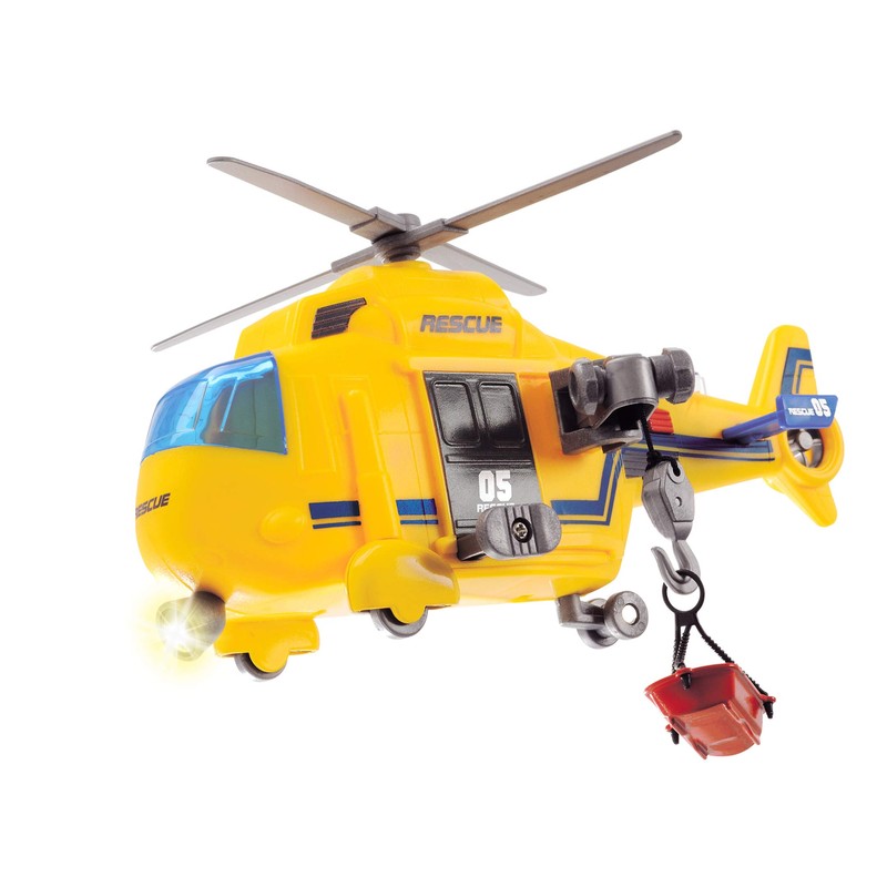 Dickie Rescue Helicopter for Kids with Light and Sound Effects