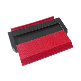 Mr. Gadget's Solutions New Plastic Contour Gauge Professional Tiling Tiles Laminate Carpet Wood Switches,RED/BLACK, 14 Centimetre
