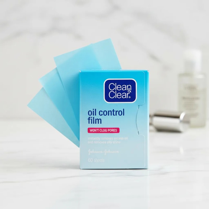 Clean & Clear Oil Control Film 60 Hojas Piel Grasa
