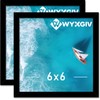 Wyxgiv 6x6 Picture Frame Set of 2, Lightweight yet Durable