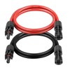 XRDS -RF Solar Extension Cable 8AWG 3FT 2-Pack (Red +