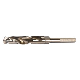 NACX 16mm Reduced Shank Cobalt Drill Bit, HSS 6542 High-Speed Steel Twist Drill Bits with 1/2” Shank for Stainless Steel Alloy Metal Plastic Wood