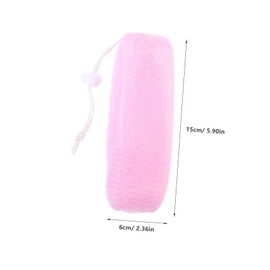 WOONEKY 5pcs Net Soap Pouch Soap for Storage Exfoliating Comfortable Touch Quick Dry Maker