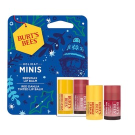 Burt's Bees Holiday Minis 2 Pcs Beeswax Lip Balm - Red Dahlia Tinted Lip Balm