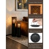 Inweder Tall Floor Candle Holders: 23.8"/31.5" Lanterns Decorative Outdoor