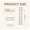 sourcing map Small Compression Spring 7 mm OD 0.5 mm
