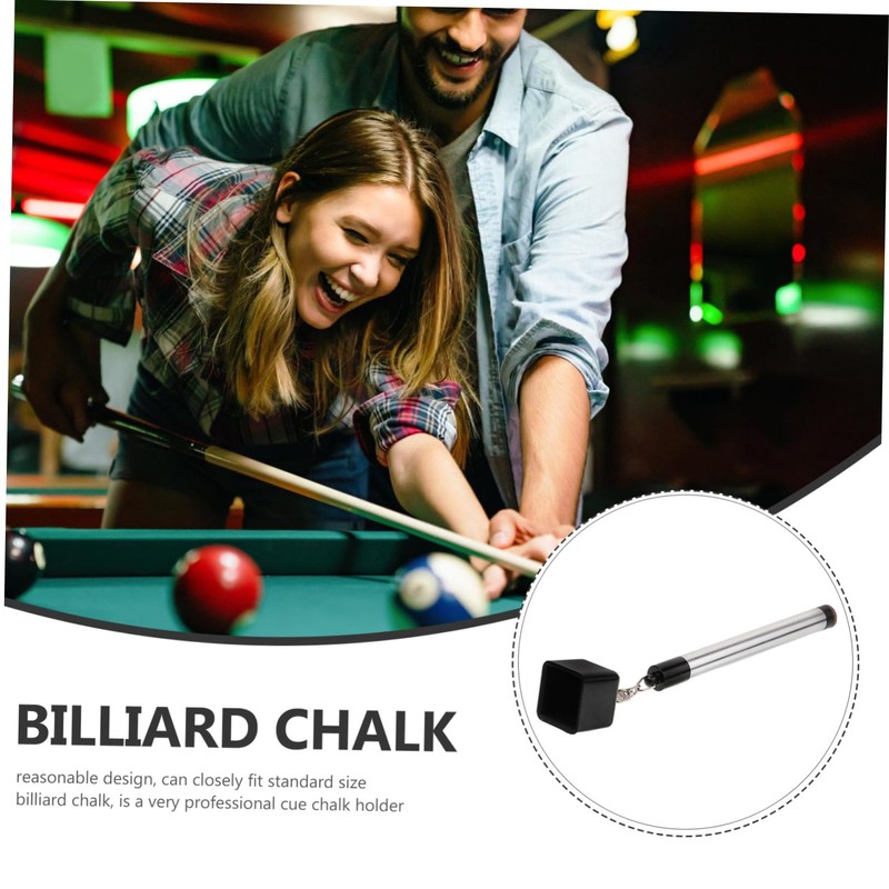 Kisangel Professional Snooker Pool Chalk Holder Portable Lightweight and Design