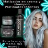 Matizador Platinados Premium 2 Cremas + Shampoo 500ml