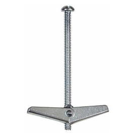 TCH Hardware 10 Pack Toggle Bolt 3/16" x 2" + 4" Slotted Drive Screws - Drywall Sheet Rock Anchor Hollow Wall Butterfly Spring Loaded Wing