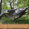 AnorTrek Camping Hammock with Mosquito Net, Double & Single Lightweight