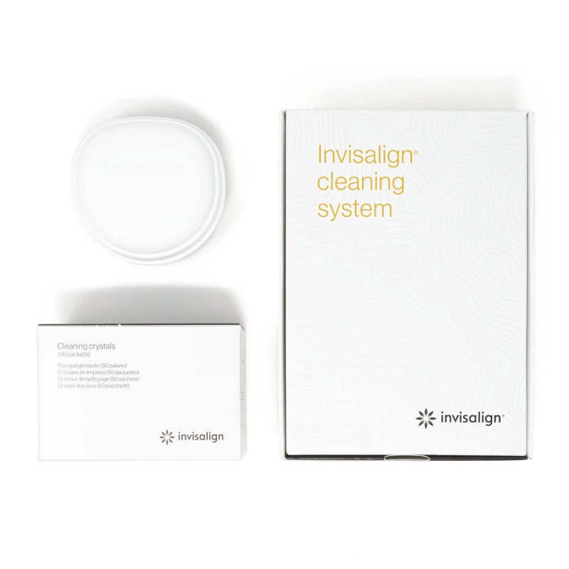 INVISALIGN Cleaning Crystals for Clear Aligners and Retainers with Tub,