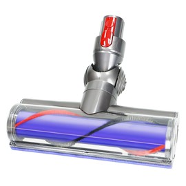 WuYan Direct Drive Cleaner Head Turbine Floor Tool for Dyson V7 V8 V10 V11 V15 Cyclone Cordless Vacuum Cleaner, Hardwood Floor Carpets Attachment Bristle Roller Brush Parts