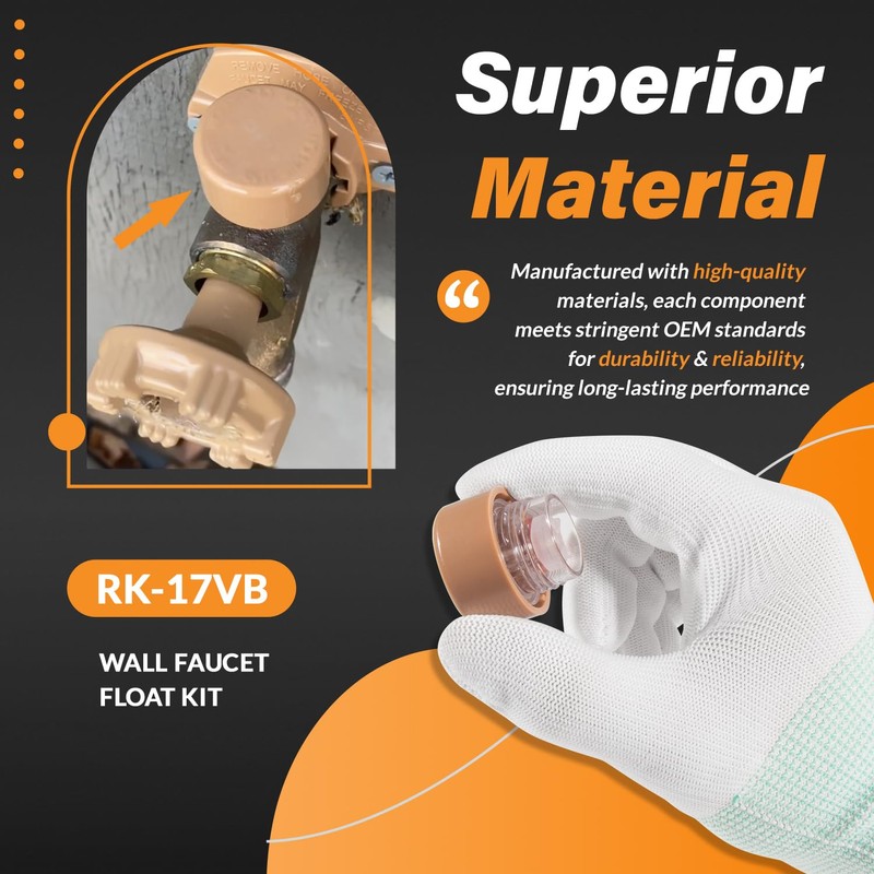usvehj RK-17VB Vacuum Breaker Float Kit fit for Woodford Model