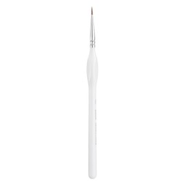 HARFINGTON Detail Paint Brushes 8mm Pointed Tip 182mm Length Nylon Hair Miniature Painting Brushes for Watercolor Oil Acrylic Painting(00#), White