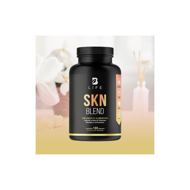 Skn Blend 180 Cápsulas 2000 Por Porción Colágeno Tipo Iii