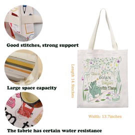 Princess And Frog Movie Merchandise Tote Bag WDW Princess Tiana Lovers Shoulder Bag Magic Kingdom Gift Adventure Trip Gift (CA-GoinTianaTote)