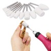 AUSTOR 24 Pieces Wool Felt Mounted Mandrel Set 2 Shaped