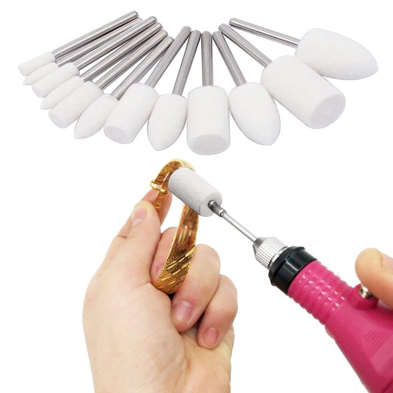AUSTOR 24 Pieces Wool Felt Mounted Mandrel Set 2 Shaped