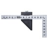 Shinwa Sokutei 12437 Curved Scale, Flat, Silver, 5.9 inches (15