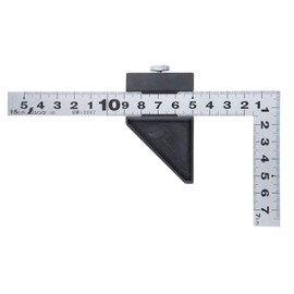 Shinwa Sokutei 12437 Curved Scale, Flat, Silver, 5.9 inches (15 cm), Front and Back Side, with Stopper