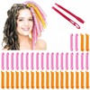 40PCS 45CM Magic Curly Hair Tools Curl DIY Rizadores para