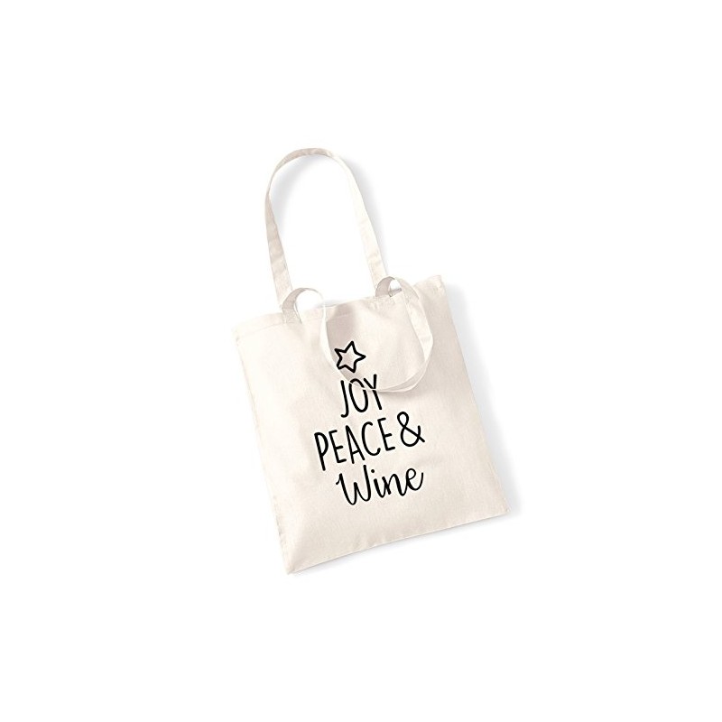 Flox Creative Joy Peace Wine tote bag