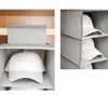 QIUPFGUT Baseball Cap Holder, Single Row Foldable Cap Holder Wall