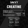 Savvy Essentials | 100% Pure Micronized Creatine Monohydrate for Endurance,