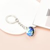 Solar System Planet Earth keychain for Women Men Globe Glow