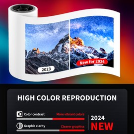 EIZYCUT DTF Transfer Film - A4 100 Sheets 8.3"x11.7" Double-Sided Matte, Premium DTF Film Transfer Paper for All Dark Fabric Textile and Colors T Shirts