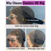 Hd Transparent Wear and Go Glueless P4/27 Highlight Bob Wig
