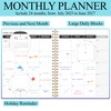 KMQOY Monthly Planner 2025-2027, Monthly Calender Jul 2025 - Jun