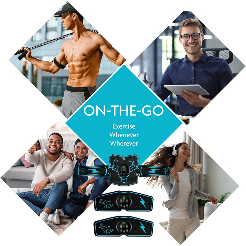 IZKUT EMS Muscle Stimulator (MH-1080): Ab Stimulator