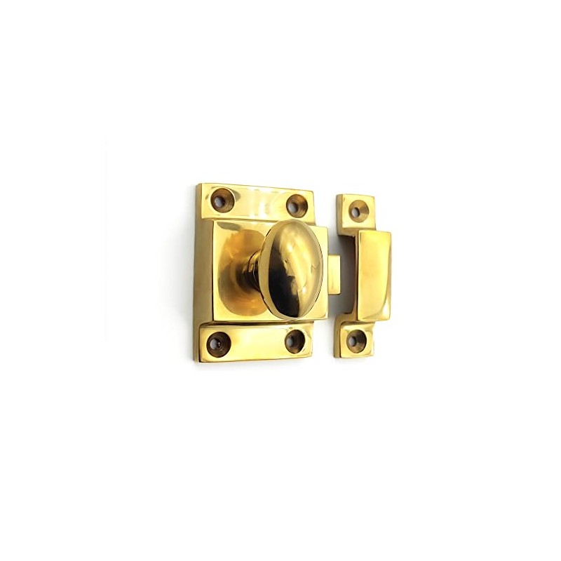 Infinity Decor Polished Brass Mushroom Knobs, Cup Shell Pull and