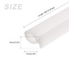 METALLIXITY Bulb Type Window Weatherstrip (7mmx5Meter) 1Pcs, Silicone T-Slot Mount