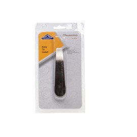 Zion Dummy Door Lever Satin Nickel Brushed Silver Straight Door Lever Reversible One Way Entrance No Lock Doorknob for Closets