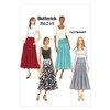 Butterick Patterns 6249, Misses Skirt,Sizes, Rayon,Wool, Multi-Colour, E5 (14-16-18-20-22)