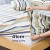 Sheet Story Bamboo Double Fitted Sheet - 41cm Deep Pocket,