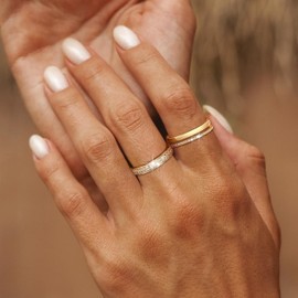 Gold Rings for Women Gold Rings Wedding Rings for Women Zircon Ring Gold Plated Ring Tarnish free Gold Rings Knuckle Stacking Rings Gold Rhinestone Rings Set Wedding Jewelry Gift