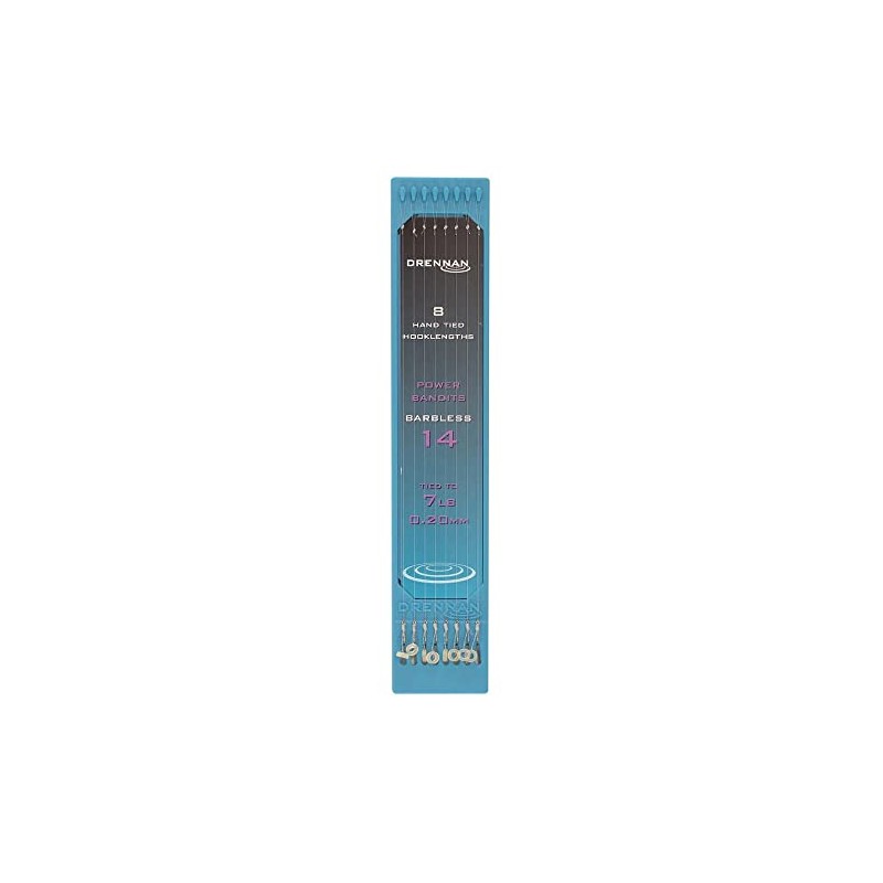 Drennan Hooks to Nylon Plate Length 6 inch Power Bandit