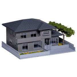 KATO N Gauge House with Garden 1 Charcoal Gray Diorama Supplies 23-403D