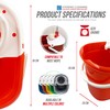 Colour Coded Mop Buckets − 12L Mop Bucket with Wringer