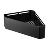 Yamazaki 4265 Magnetic Bathroom Corner Toy Rack, Black, Approx. 13.0