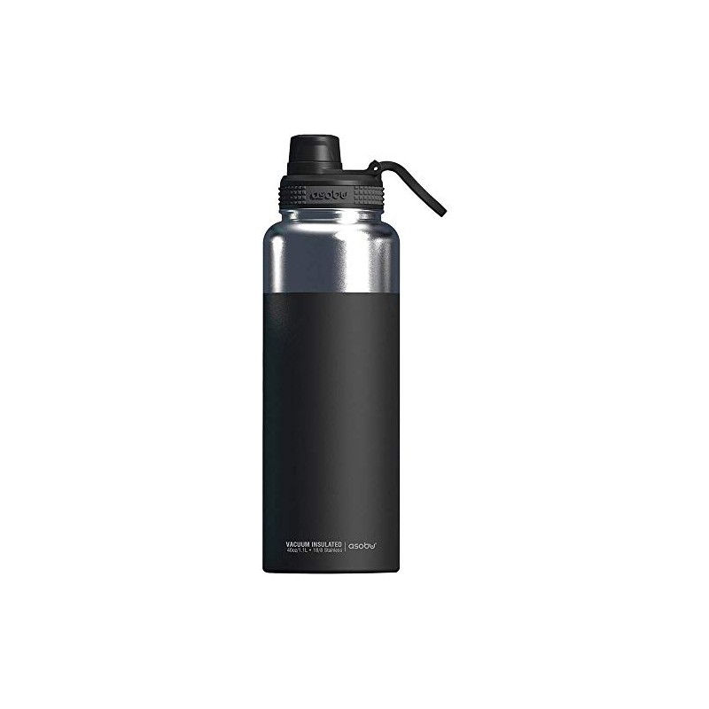 Asobu BPA Free Mighty Stainless Steel Water Bottle with Easy