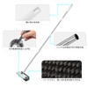 Deck Brush, Veranda Brush, 3-in-1, Draining Wiper, 360° Rotation, Deck