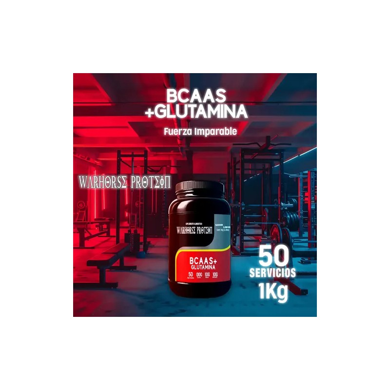 Aminoacidos Pre Entreno Bcaas +glutamina 1kg Warhorse Varios