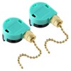 Laroal 2 Pcs Pull Chain Switch 3 Speed 4 Wire