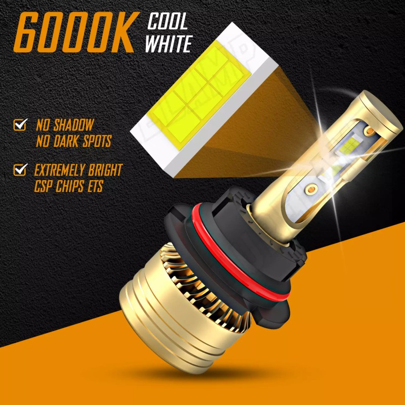 AuureLamp HB5 9007 LED Headlights 1000000LM LED Light Bulbs Kit